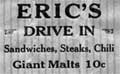 Eric used these paper bags to advertise his great food